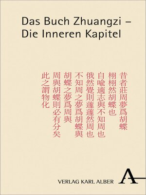 cover image of Das Buch Zhuangzi--Die Inneren Kapitel